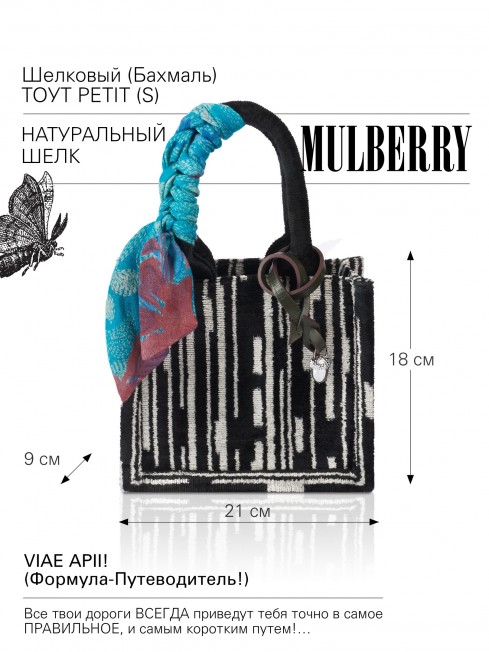 Сумка из Шелка Женский VIAE APII!_Tote/S